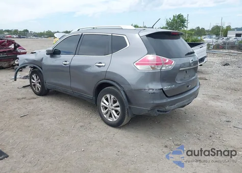 2016 Nissan Rogue Sv из США, поврежденный, VIN KNMAT2MVXGP600099